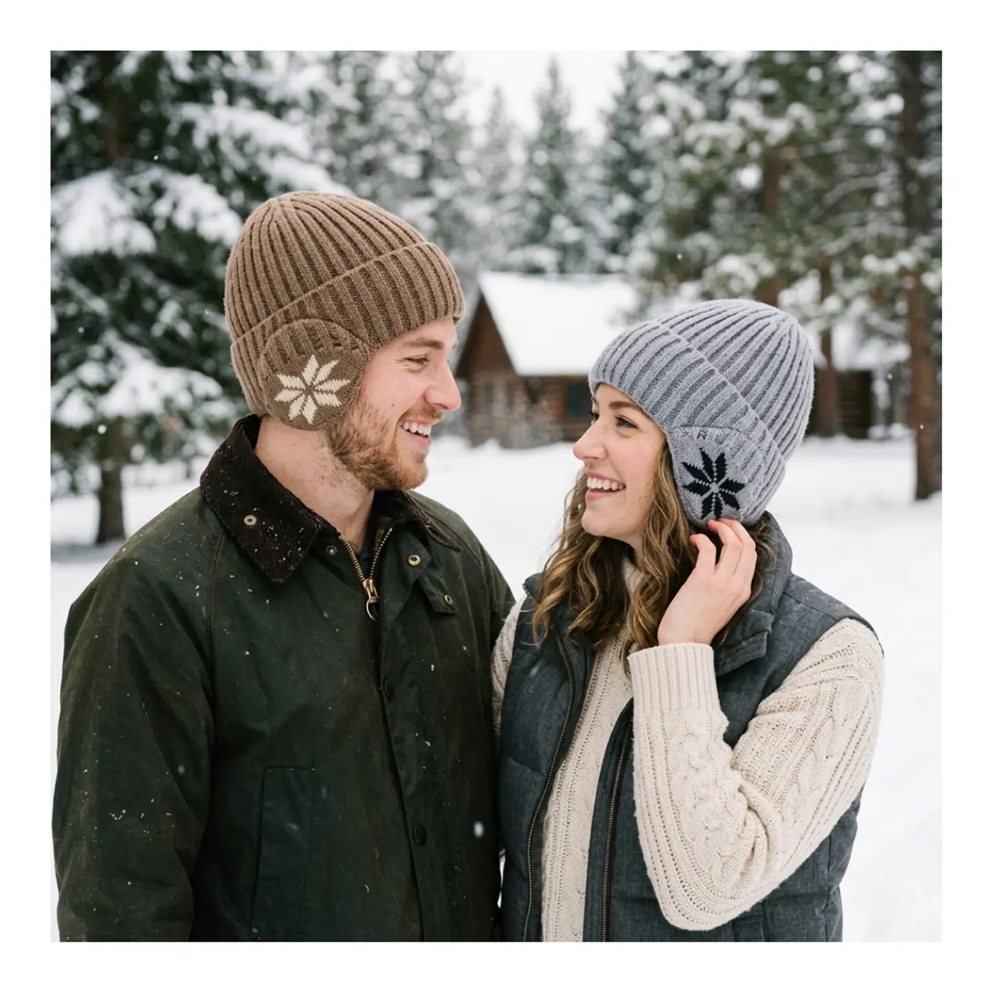 Gorro Beanie De Lana Adulto Con Cubre Orejas Unisex Surtidos 1