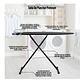 Tabla De Planchar Reforzada Plegable Premium Diseño Moderno 135x90 cm - Miniatura 5