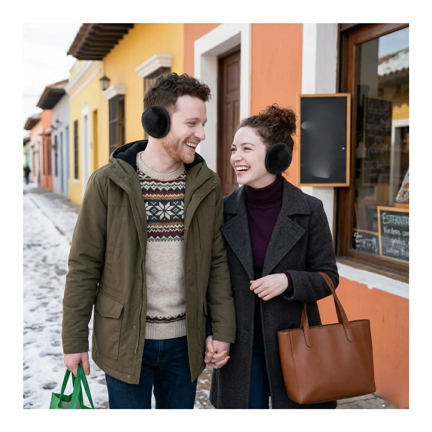 Orejera Polar Nuca Ajustable Unisex Invierno 7