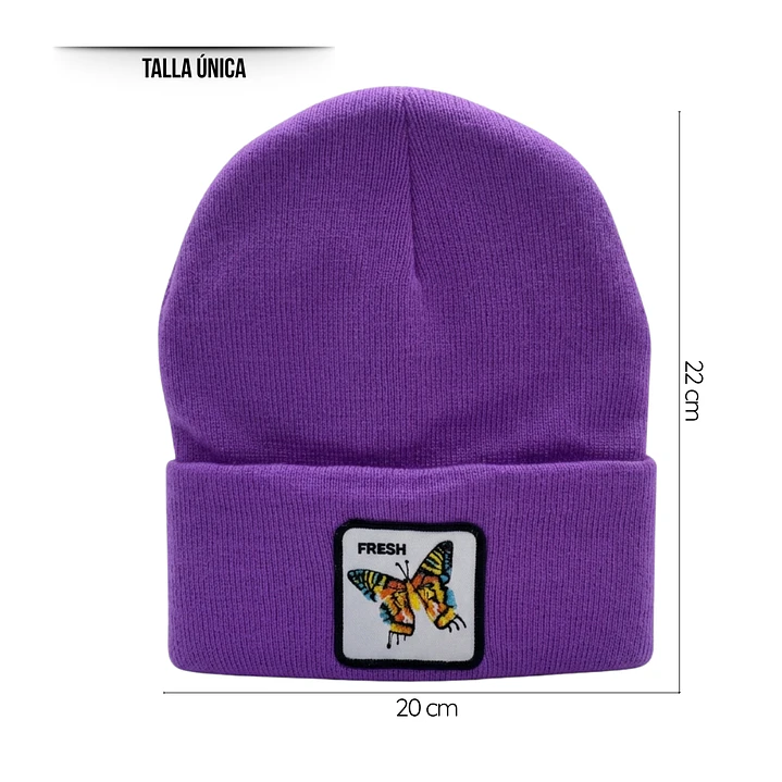 Pack de 3 Gorros Beanies Lana Animales Colores y Diseños Surtidos 6