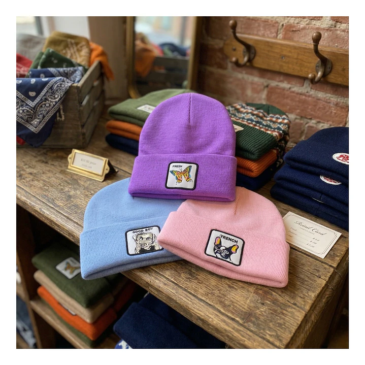 Pack de 3 Gorros Beanies Lana Animales Colores y Diseños Surtidos 7