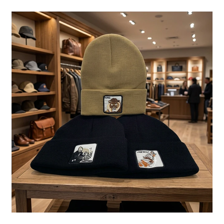 Pack de 3 Gorros Beanies Lana Animales Colores y Diseños Surtidos 13