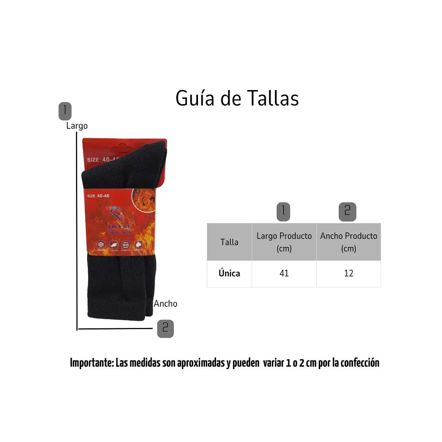 Pack 4 Calcetines Termicos Polar Gruesos Terciopelo Suaves 7