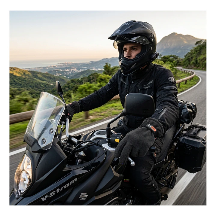 Guantes Térmicos Sport World Blue: Forro Polar con Ajuste de Velcro y Puño Elástico 1