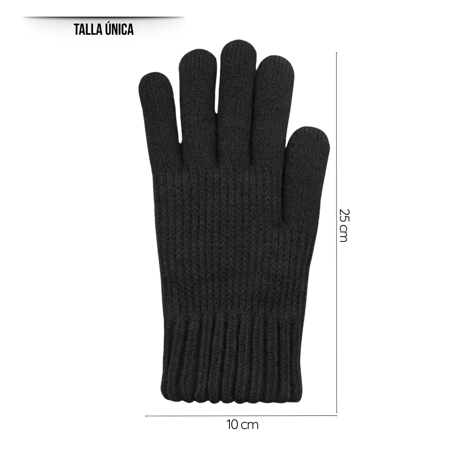 Pack 12 Guantes De Lana Térmico Para El Frío Con Chiporro 3