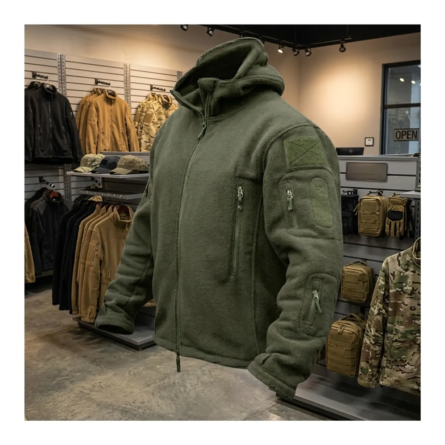 Polar Chaqueta Polerón Micropolar Táctico Invierno 16