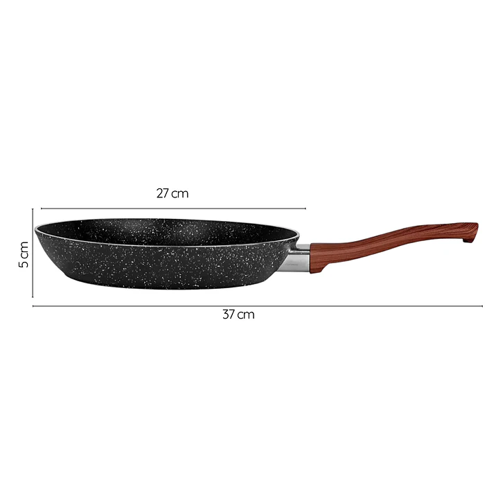 Sartén Wok de Cerámica Hyllis Antiadherente para Inducción 27 cm 6