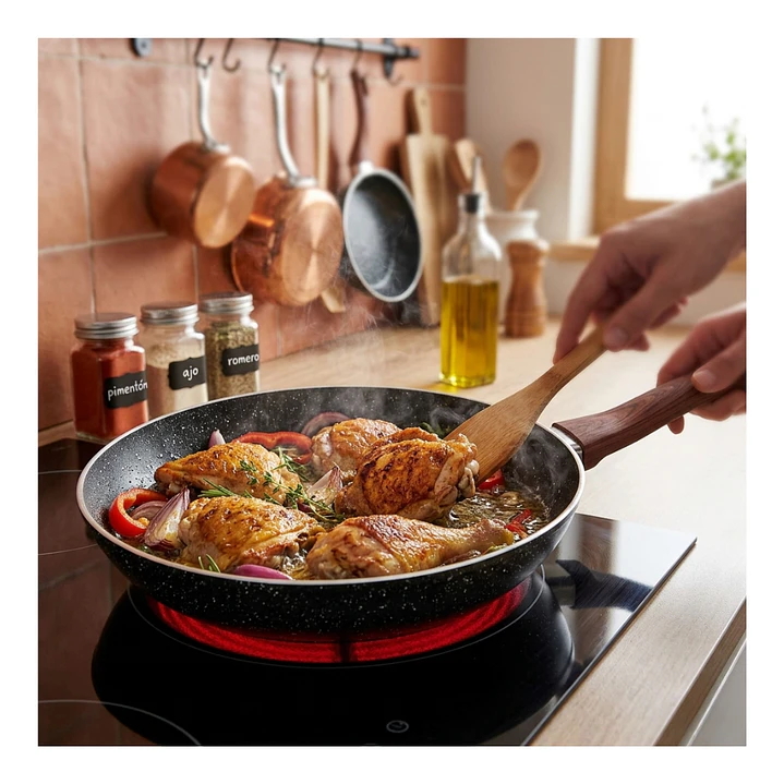 Sartén Wok de Cerámica Hyllis Antiadherente para Inducción 27 cm 1