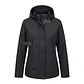 Chaqueta Cortaviento Mujer con Capucha Ajustable y Cuello Alto - Miniatura 2