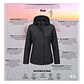 Chaqueta Cortaviento Mujer con Capucha Ajustable y Cuello Alto - Miniatura 6