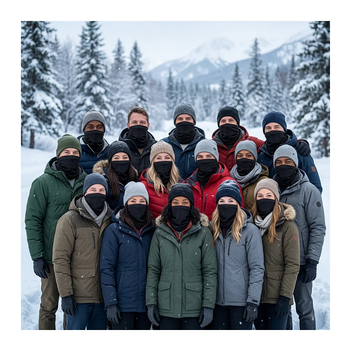 Pack 12 Cuellos Bandanas  Multifuncionales Micropolar  1
