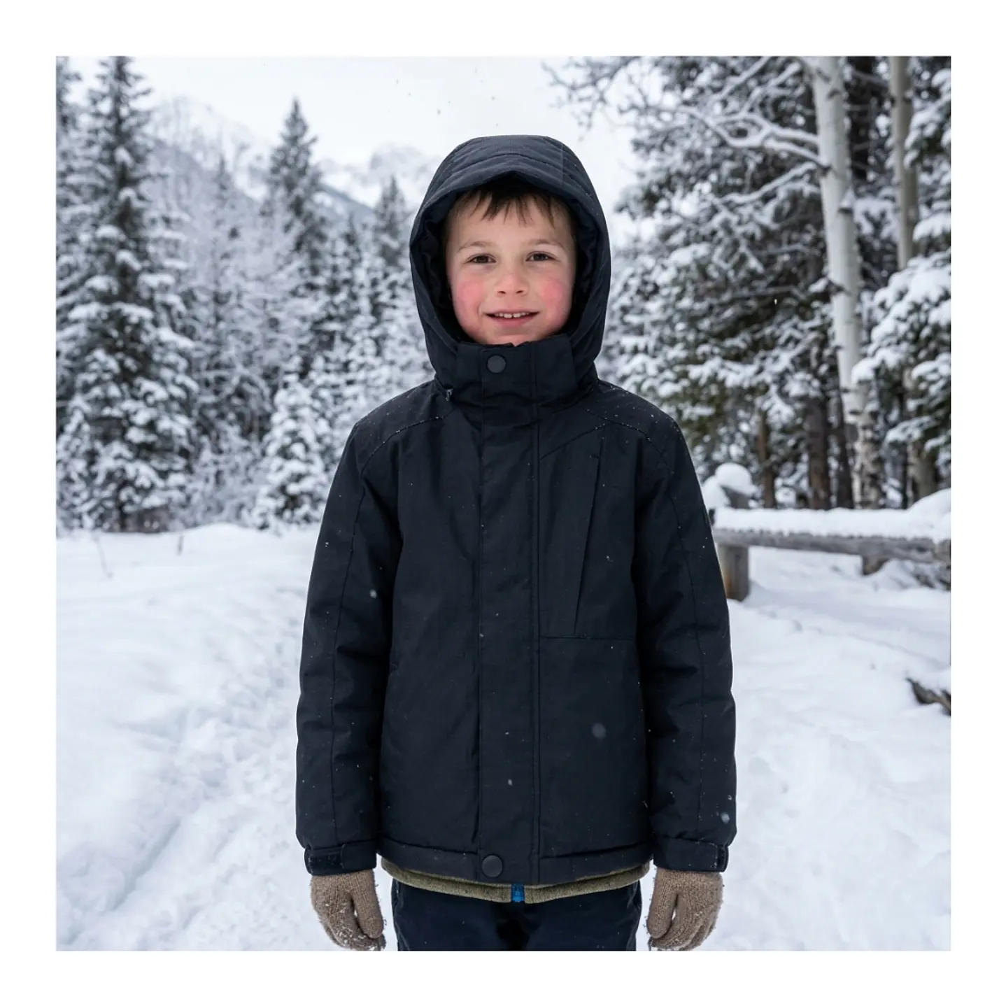 Chaqueta Térmica Softshell para Niños Impermeable y Cortavientos 8