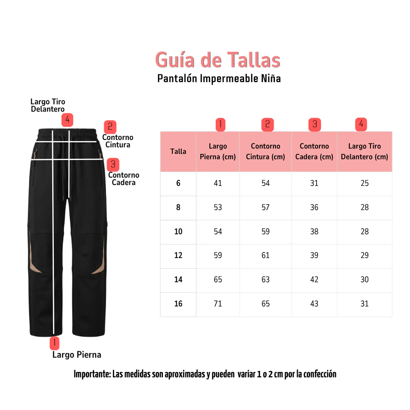 Pantalón  Softshell Jogger Niña Urban Tech - Reforzado Con Bolsillos 6