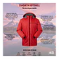 Chaqueta Softshell Con Forro De Polar Impermeable Roja Cuello Desmontable - Miniatura 5