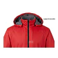 Chaqueta Softshell Con Forro De Polar Impermeable Roja Cuello Desmontable - Miniatura 4