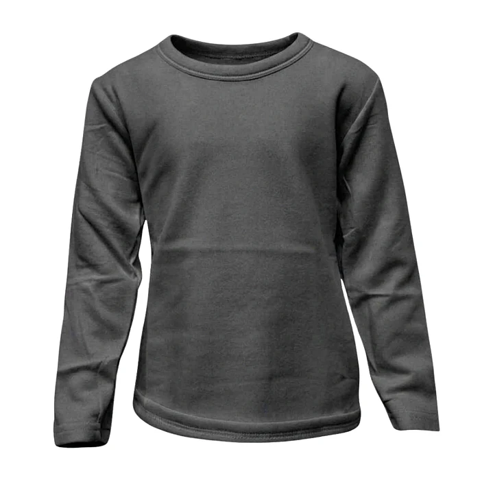 Camiseta Manga Larga Primera Capa Niños Polar Cuello Redondo 8