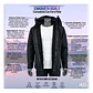 Chaqueta Doble Cortaviento Con Forro Polar Negra Térmica - Miniatura 8