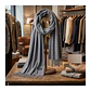 Bufanda de Cashmere Suave de Invierno con Flecos - Miniatura 7