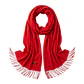 Bufanda de Cashmere Suave de Invierno con Flecos - Miniatura 14