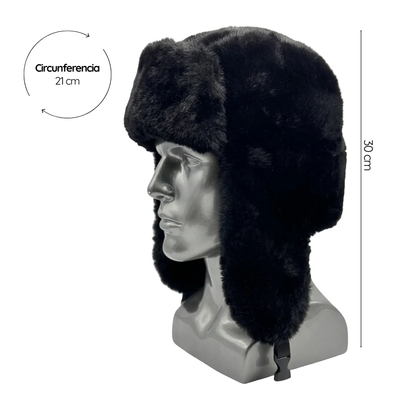 Gorro Ruso Ushanka Con Orejeras Peludo Termico Invierno Mujer 6