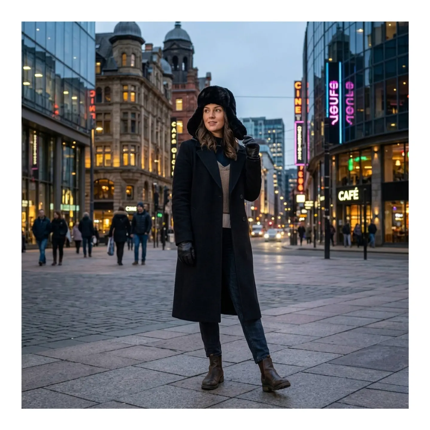 Gorro Ruso Ushanka Con Orejeras Peludo Termico Invierno Mujer 1