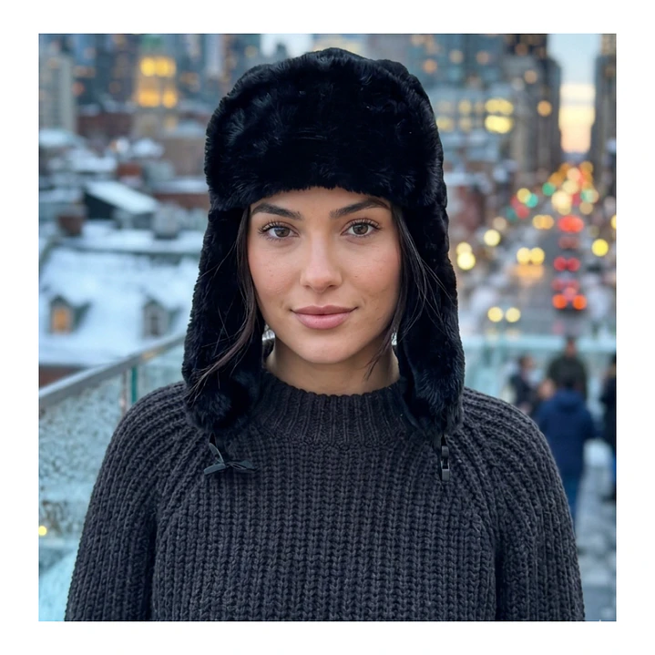 Gorro Ruso Ushanka Con Orejeras Peludo Termico Invierno Mujer 7