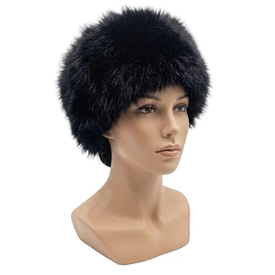 Gorro Peludo Tipo Cosaco para Mujer – Accesorio de Invierno Elegante