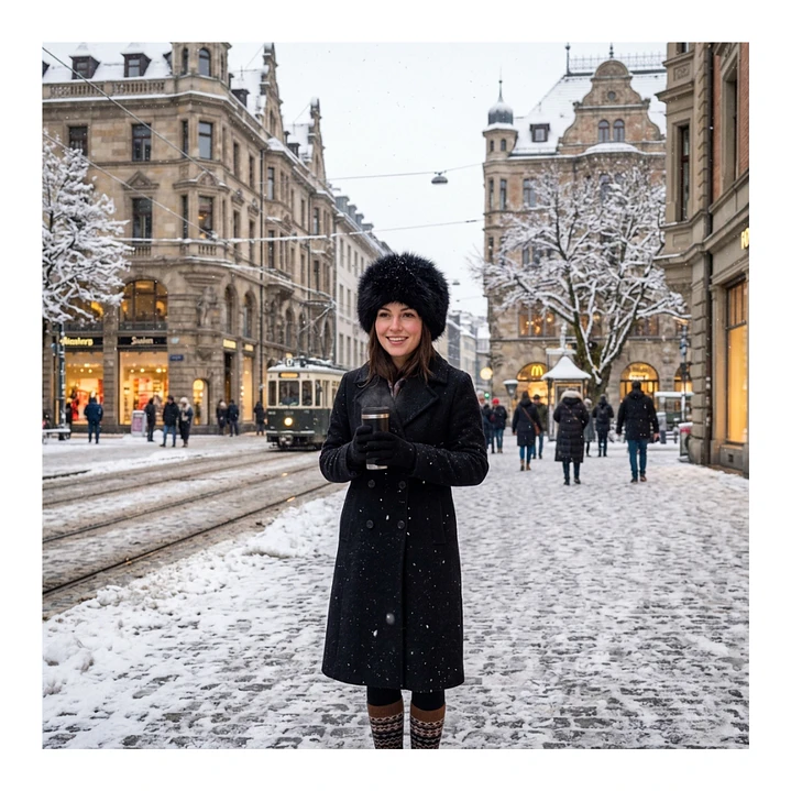 Gorro Peludo Tipo Cosaco para Mujer – Accesorio de Invierno Elegante 7