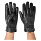 Guantes De Cuero Con Ajuste De Botón Y Elástico Clásicos Elegantes Para Hombre Invierno - Miniatura 3