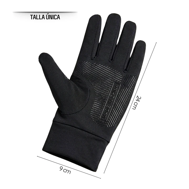 Set Antiviento Moto Balaclava Con Orificio Auricular y Guantes 8