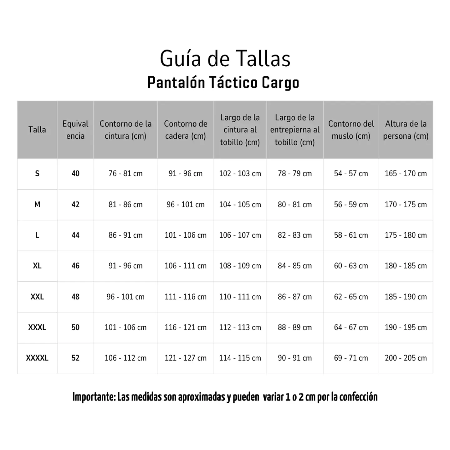 Pantalón Táctico Militar Cargo Outdoor Airsort Militar 6