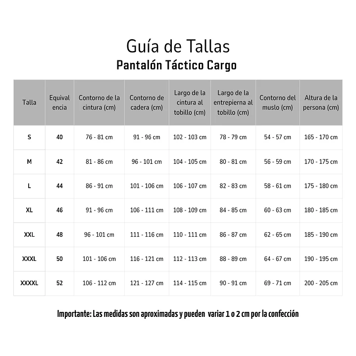 Pantalón Táctico Militar Cargo Outdoor Airsort Militar 6