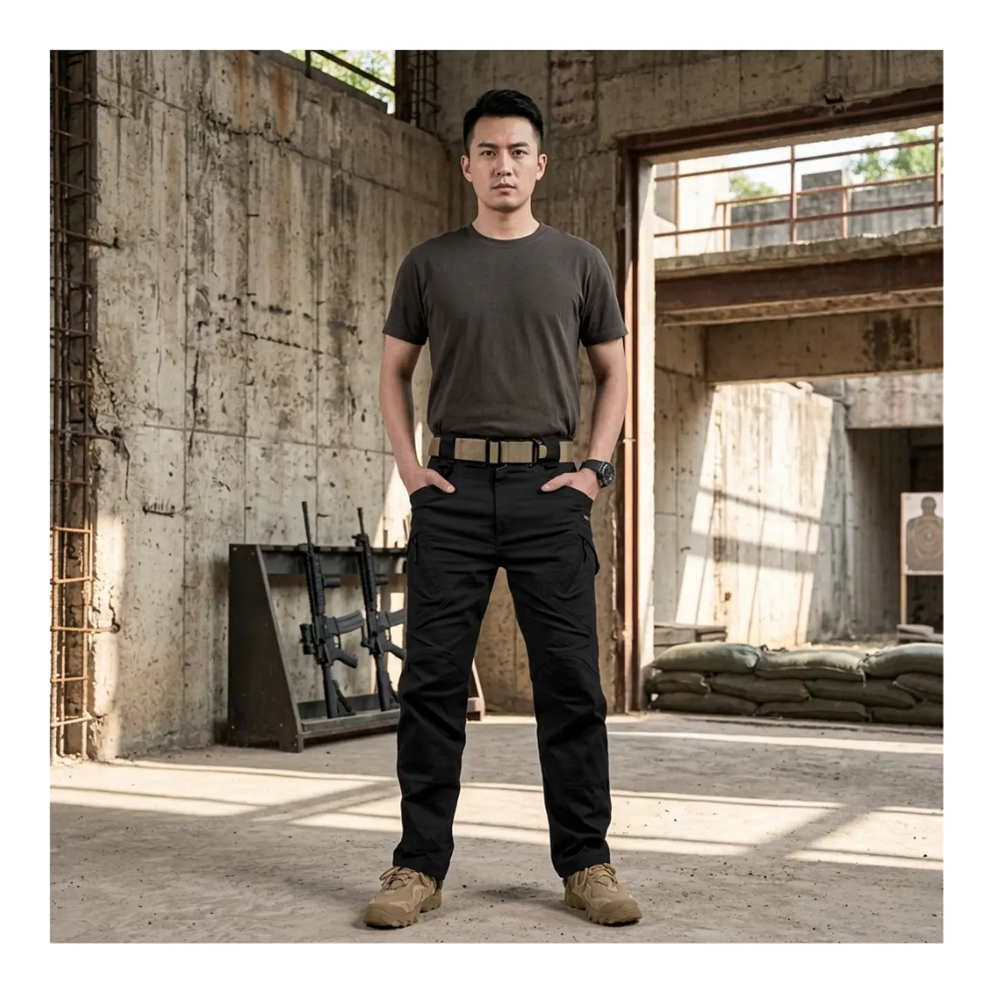 Pantalón Táctico Militar Cargo Outdoor Airsort Militar 8