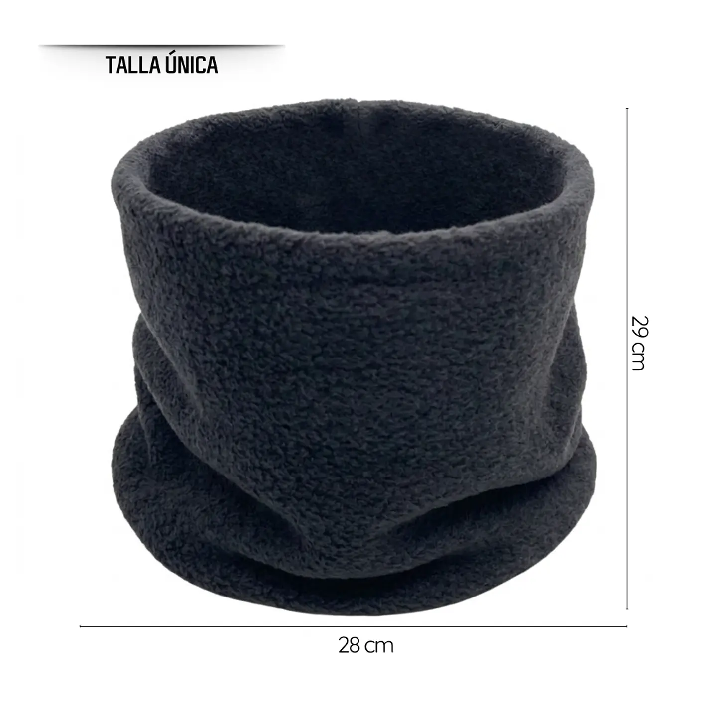 Cuello Polar Calentador Térmico Suave Para Invierno 4