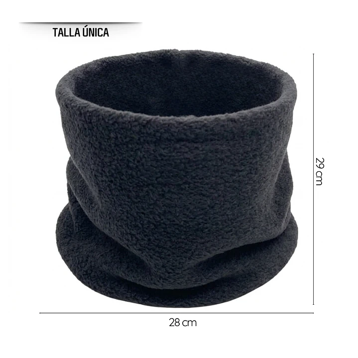 Cuello Polar Calentador Térmico Suave Para Invierno 4