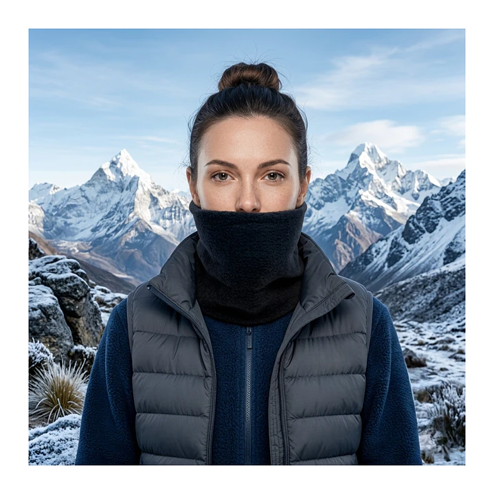 Cuello Polar Calentador Térmico Suave Para Invierno 6