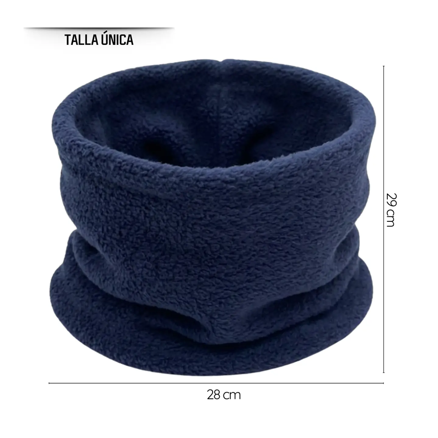 Cuello Polar Calentador Térmico Suave Para Invierno 10