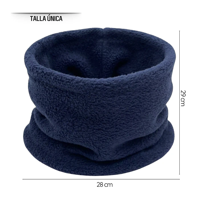Cuello Polar Calentador Térmico Suave Para Invierno 10