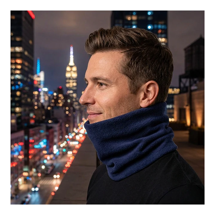 Cuello Polar Calentador Térmico Suave Para Invierno 11