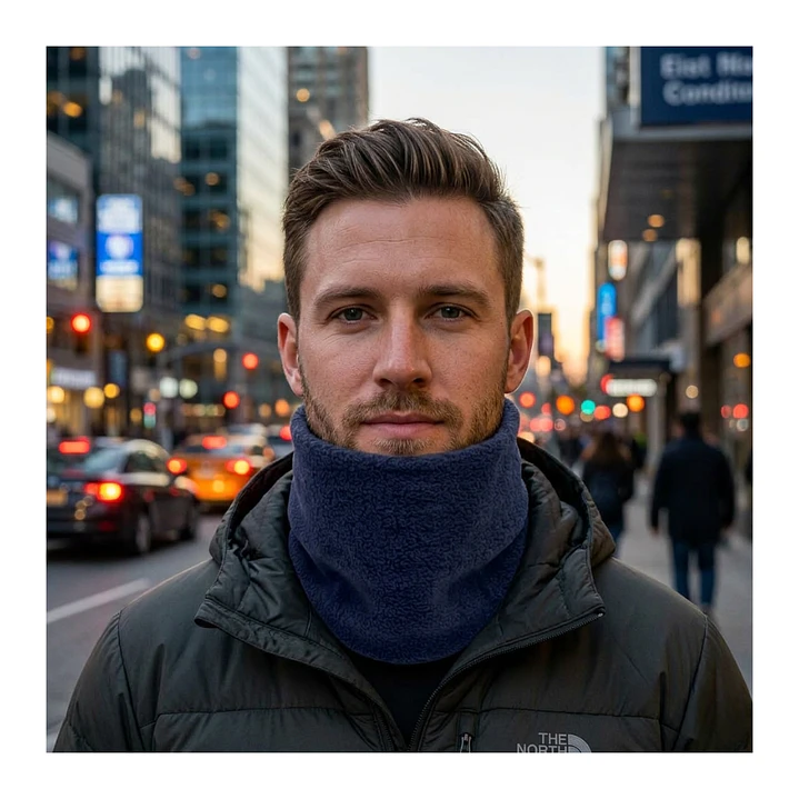 Cuello Polar Calentador Térmico Suave Para Invierno 7