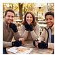 Pack 3 Guantes Híbridos Invierno Térmico Con Botón Sujeción - Miniatura 1