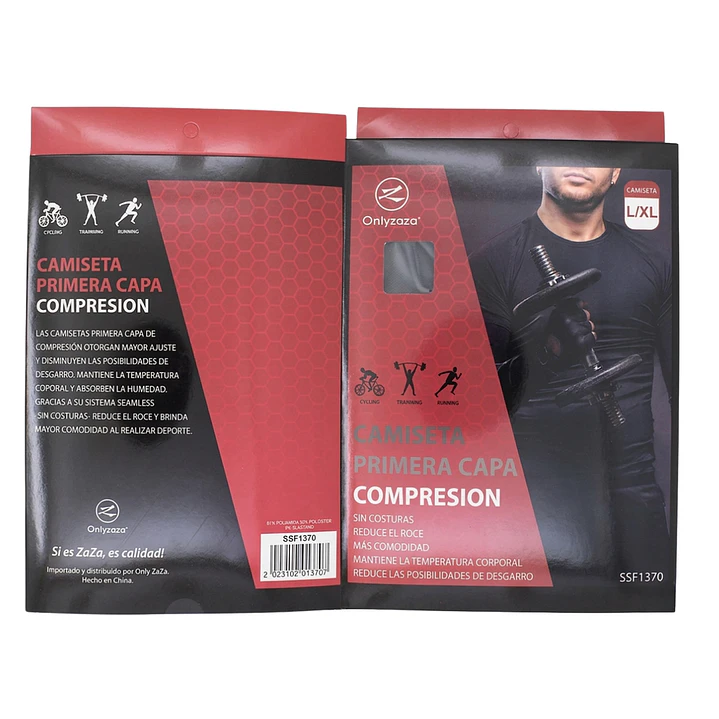 Pack 2 Poleras Primera Capa Compresión Sin Costuras Surtidas 5