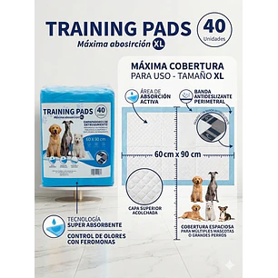 Pañales Tipo Sabanillas Mascotas Perros Y Gato 90x60 Cms