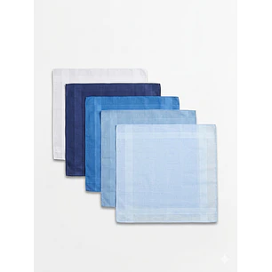 Pañuelos Para Hombre, 100% Algodón 12 Und 40x40 Premium