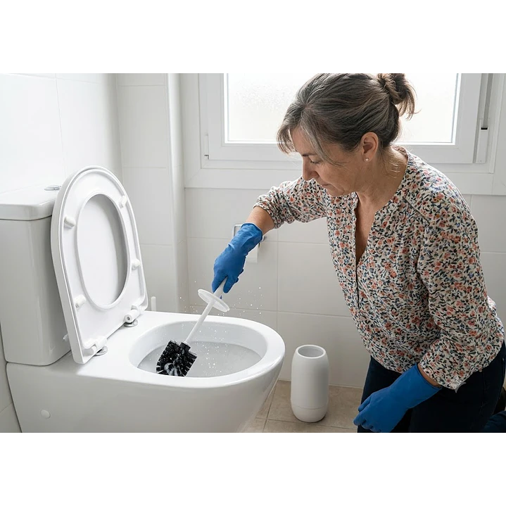 Cepillo Escobilla Baño Base Multiuso Wc Cocina Antibacterial 3