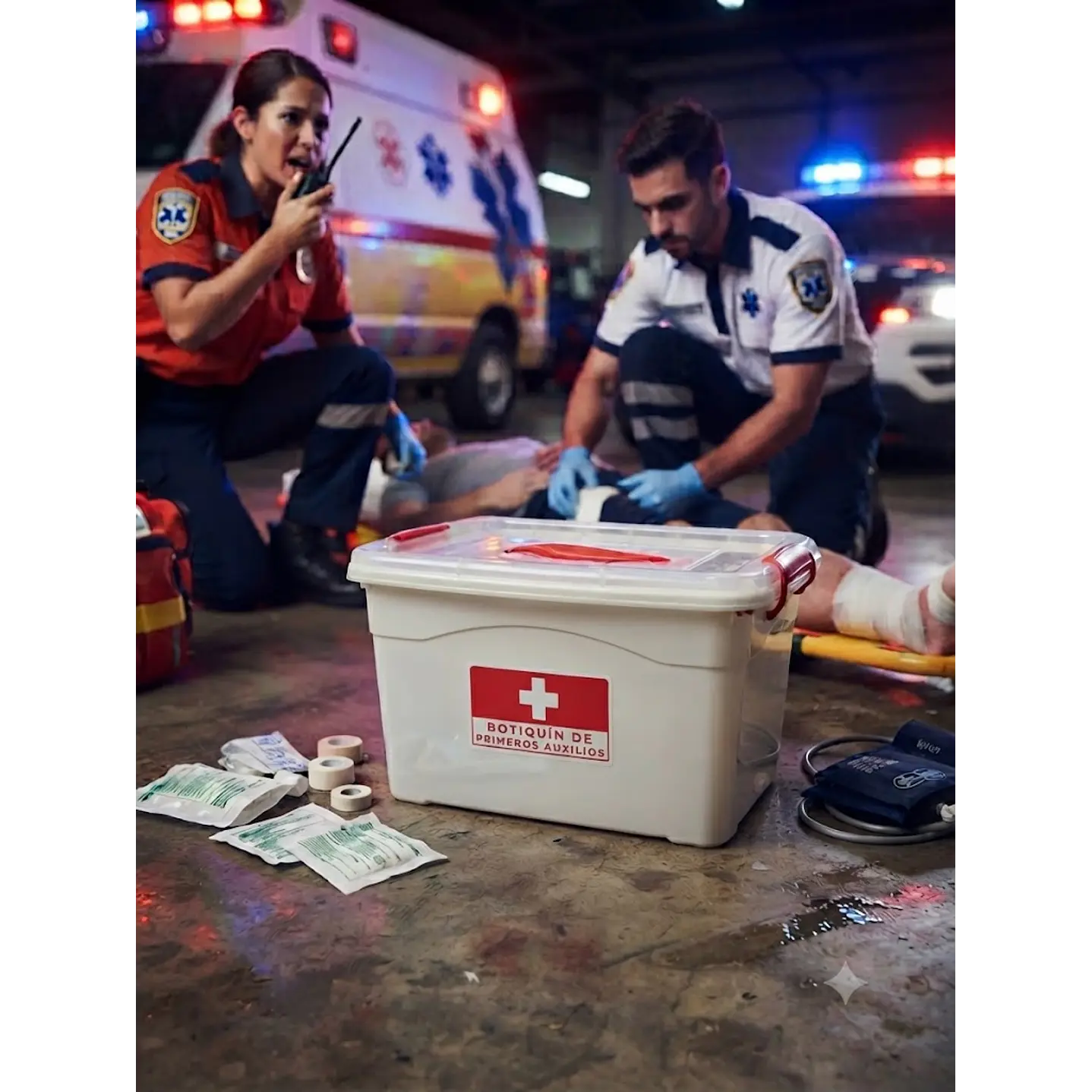 Caja Organizadora Botiquín Primero Auxilios Con Divisiones 3