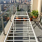 Tendedero Colgador De Ropa Plegable Metalico 180cm Premium - Miniatura 7