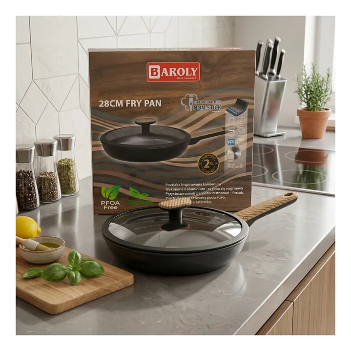 Sarten 28 Cm Antiadherente Ceramico Con Tapa 1