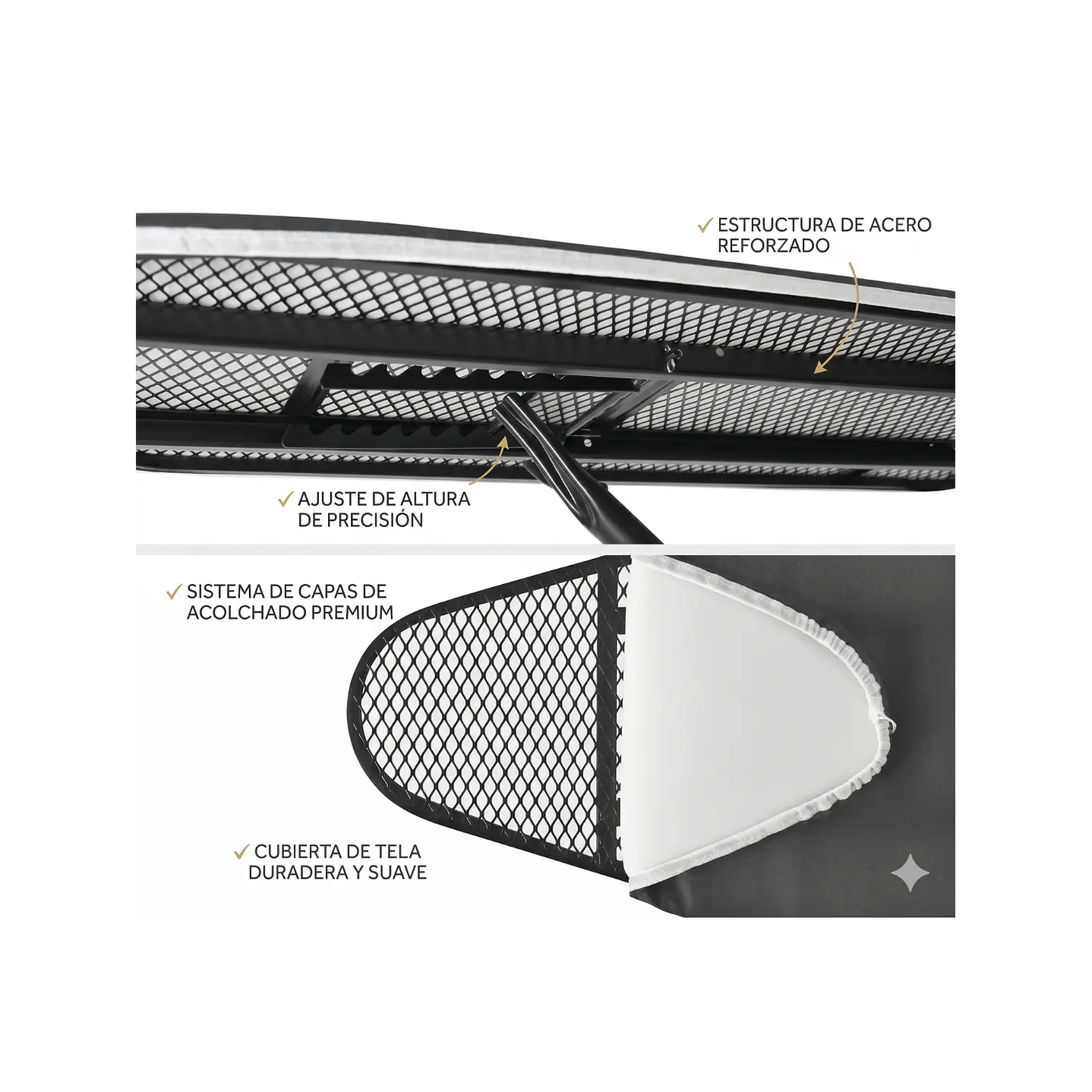 Tabla De Planchar Home Mesa De Planchar Metal Pp Tela. 3