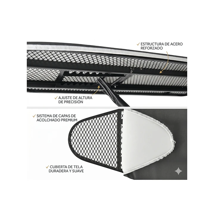 Tabla De Planchar Home Mesa De Planchar Metal Pp Tela. 3